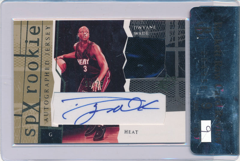 Upper Deck 2003-2004 SPx SPx Rookie #155 Dwyane Wade 21/25 / BGS Grade 9 / Auto Grade 9