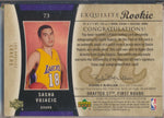 Upper Deck 2004-2005 Exquisite Collection Gold RPA #73 Sasha Vujacic 17/18