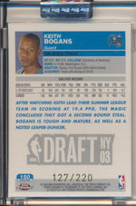 Topps  2003-2004 Chrome  X-Fractor #150 Keith Bogans 127/220