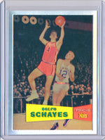 Topps 1996-1997 Finest Reprint Refractor #13 Dolph Schayes