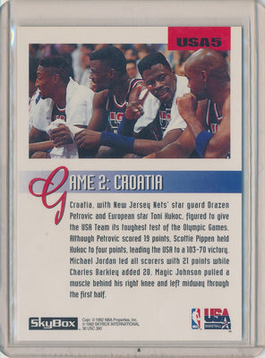 SkyBox 1992-1993 USA The Road To Gold #USA5 Scottie Pippen