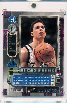 Skybox 1997-1998 Metal Universe Precious Metal Gems #34 Tom Gugliotta 33/100