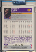 Topps  2003-2004 Chrome  X-Fractor #34 Shaquille O'Neal 45/220