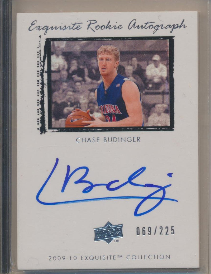 Upper Deck 2009-2010 Exquisite Collection Rookie Auto #50 Chase Budinger 69/225