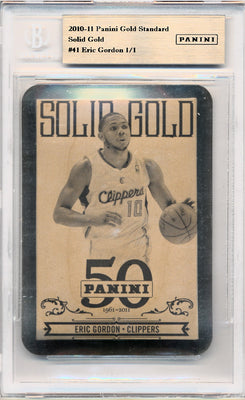 Panini 2010-2011 Gold Standard Solid Gold #41 Eric Gordon 1/1