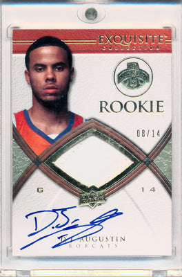 Upper Deck 2008-2009 Exquisite Collection Rookie Parallel #63 D.J. Augustin 8/14