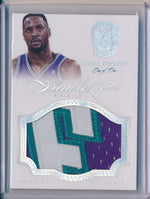 Panini 2012-2013 Flawless Platinum Jumbo Patches #51 Alonzo Mourning 1/1