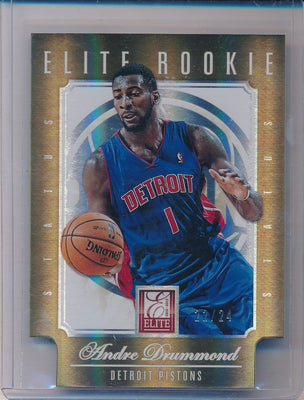 Panini 2012-2013 Elite Rookie  Status #260 Andre Drummond 22/24