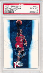 Upper Deck 2003  Air Academy #AA1 Michael Jordan  / PSA Grade 10