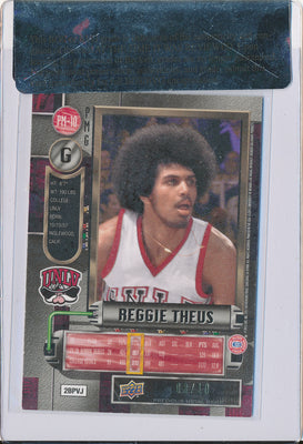 Upper Deck 2011-12 Fleer Retro Precious Metal Gems GREEN #PM-10 Reggie Theus 8/10 / BGS Grade 9