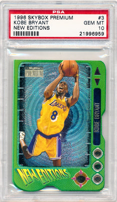 Skybox 1996 Premium New Editions #3 Kobe Bryant 3/10 / PSA Grade 10