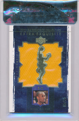 Upper Deck 2004 Exquisite Collection Extra Exquisite #EE2-KB1 Kobe Bryant 5/25