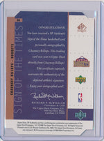 Upper Deck 1998-1999 SP Authentic Sign Of The Times #CB Chauncey Billups