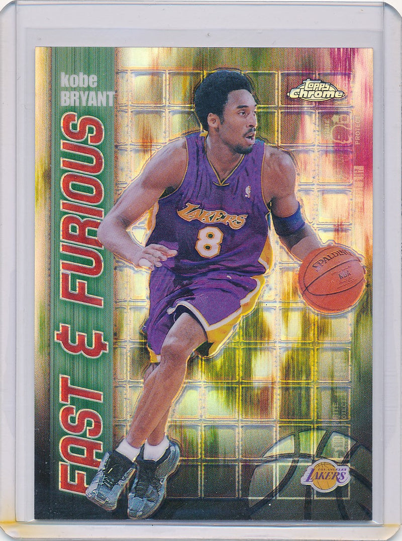 Topps 2002 Chrome Fast & Furious #FF06 Kobe Bryant