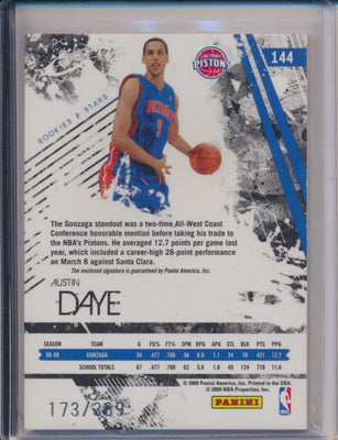 Panini 2008-2009 Rookies & Stars Jumbo Patch RPA #144 Austin Daye 173/369