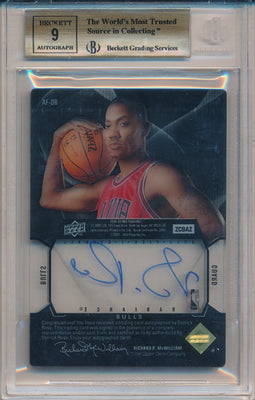 Upper Deck 2008-09 Radiance  Auto Focus #AF-DR Derrick Rose  / BGS Grade 10 / Auto Grade 9