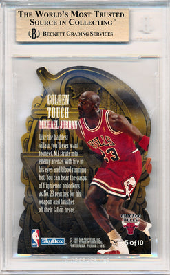 Skybox 1996-1997 Premium Golden Touch #5 Michael Jordan 5/10 / BGS Grade 9.5