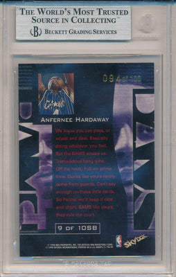 SkyBox 1998-1999 Hoops Slam Bams #9/10SB Anfernee Hardaway 94/100 / BGS Grade 9