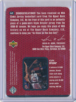 Upper Deck 1997-1998 NBA All Stars Game Jerseys #GJ2  Clyde Drexler