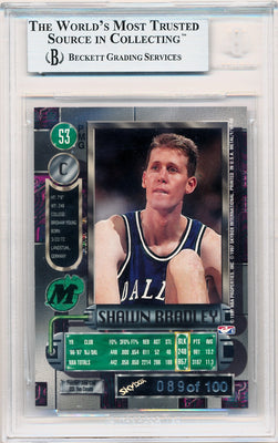 Skybox 1997-1998 Metal Universe Championship Precious Metal Gems Red #53 Shawn Bradley 89/100 / BGS Grade 8.5