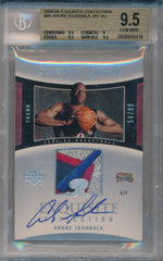 Upper Deck 2004-2005 Exquisite Collection Rookie Patch #85 Andre Iguodala 58/99 / BGS Grade 9.5 / Auto Grade 9