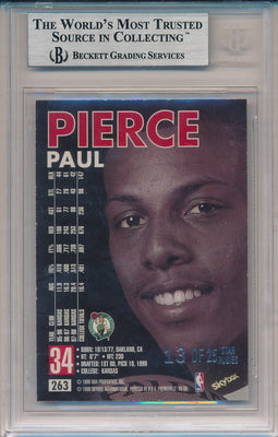 SkyBox 1998-1999 Premium Star Rubies #263 Paul Pierce 13/25 / BGS Grade 9