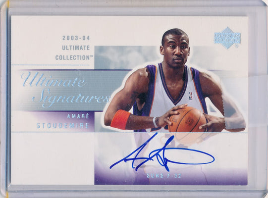 Upper Deck 2003-04 Ultimate Collection  Ultimate Signatures #AS-A Amare Stoudemire