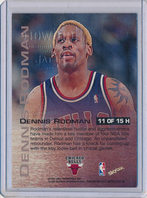 SkyBox 1997-1998 Metal Universe Hardware #11/15H Dennis Rodman