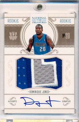 Panini 2010-2011 National Treasures  Century Platinum #223 Dominique Jones 4/5