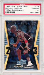 Upper Deck 1999 Ud Athlete Century Total Dominance #TD8 Michael Jordan  / PSA Grade 10