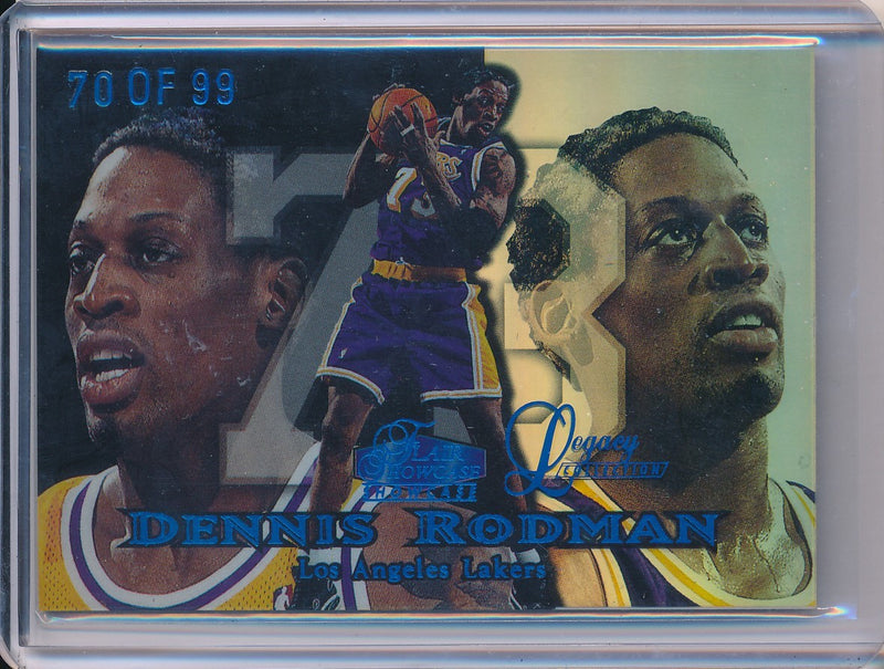 Fleer 1998-1999 Flair Showcase Legacy Collection #164L Dennis Rodman 70/99