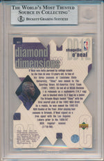 Upper Deck 1997-1998 UD Dimond Dimensions #DD12 Shaquille O'neal 5/100 / BGS Grade 9