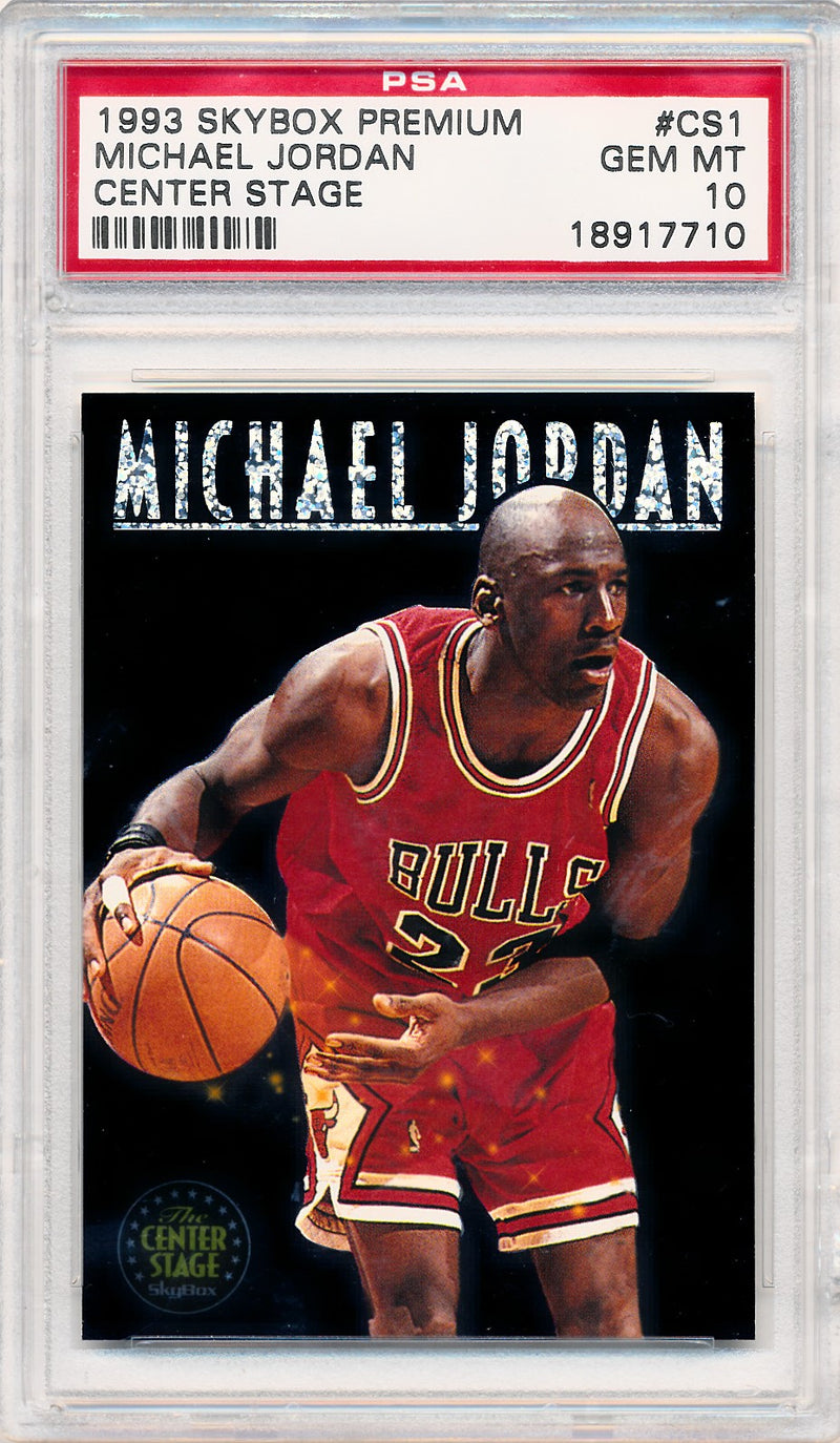 Skybox 1993 Premium Center Stage #CS1 Michael Jordan  / PSA Grade 10