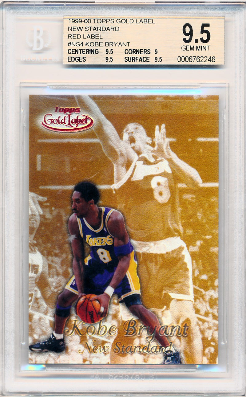 Topps 1999-2000 Gold Label New Standard Red Label #NS4 Kobe Bryant 5/25 / BGS Grade 9.5