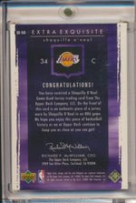 Upper Deck 2003-2004 Exquisite Collection Extra Exquisite Jumbo Patch #EE-SO Shaquille O'Neal 18/75