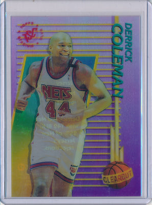 Topps 1993-1994 Stadium Club Clearcut #17 Derrick Coleman