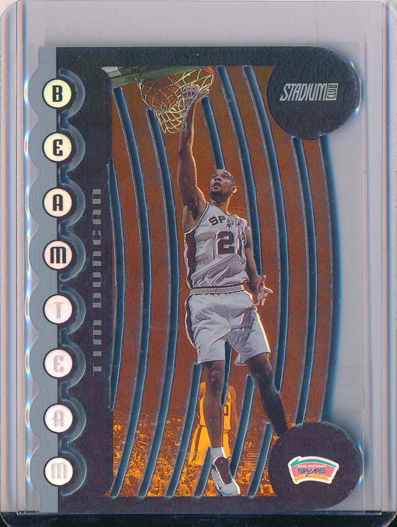 Topps 2000-2001 Stadium Club BeamTeam #BT1 Tim Duncan 495/500