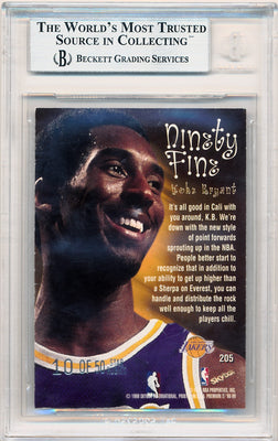 Skybox 1998-1999 Premium Star Rubies #205 Kobe Bryant 10/50 / BGS Grade 8.5