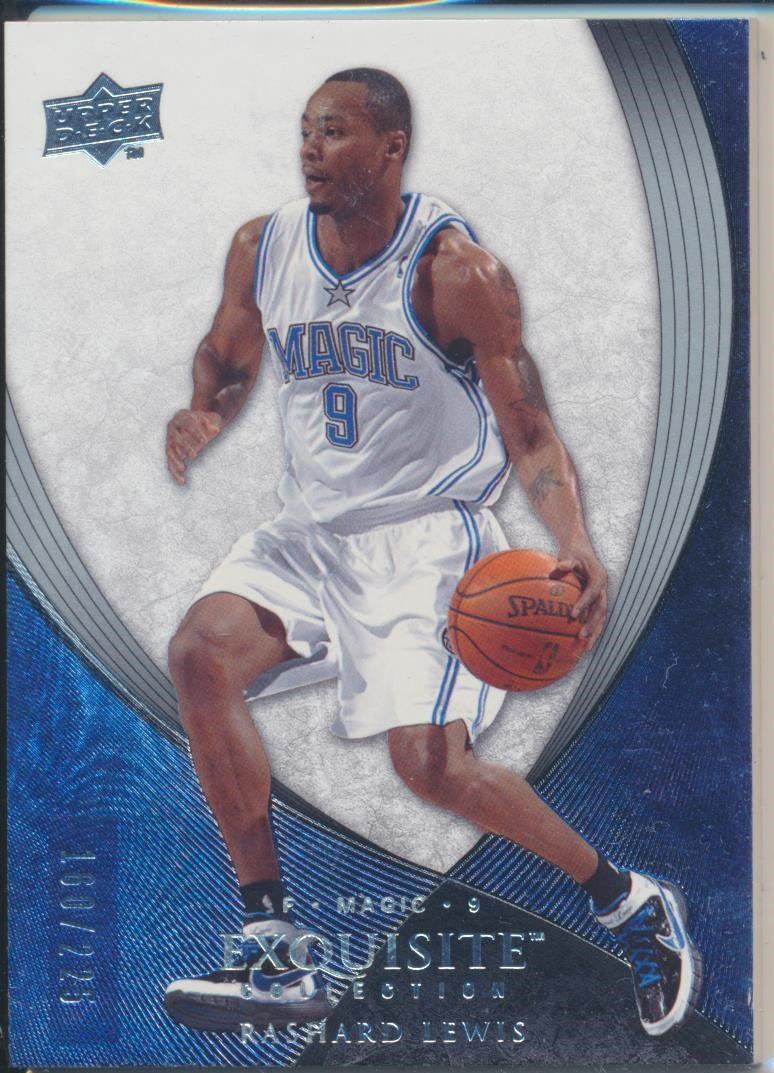 Upper Deck 2007-2008 Exquisite Collection Base #54 Rashard Lewis 160/225