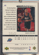 Upper Deck 2003-2004 Exquisite Collection Gold Rookie #44 Maurice Williams 4/25