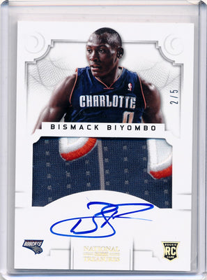 Panini 2012-2013 National Treasures  Gold #106 Bismack Biyombo 2/5