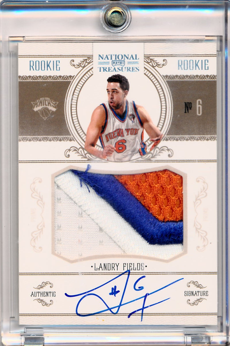 Panini 2010-2011 National Treasures Century Platinum #238 Landry Fields 2/5