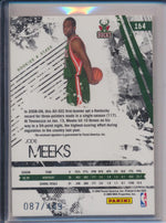 Panini 2008-2009 Rookies & Stars Jumbo Patch RPA #164 Jodie Meeks 87/449