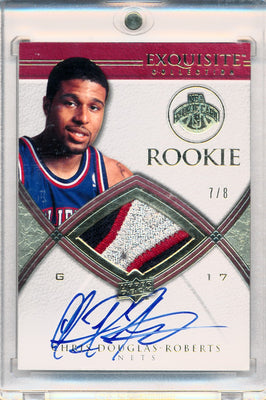 Upper Deck 2008-2009 Exquisite Collection Rookie Parallel #87 Chris Douglas Roberts 7/8