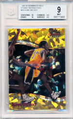 Topps 1998-1999 Bowman's Best Atomic Refractors #88 Kobe Bryant 25/100 / BGS Grade 9