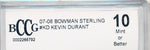 Topps 2007-2008 Bowman Sterling  #KD Kevin Durant