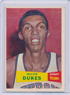 Detroit Piston  #30 Walter Dukes