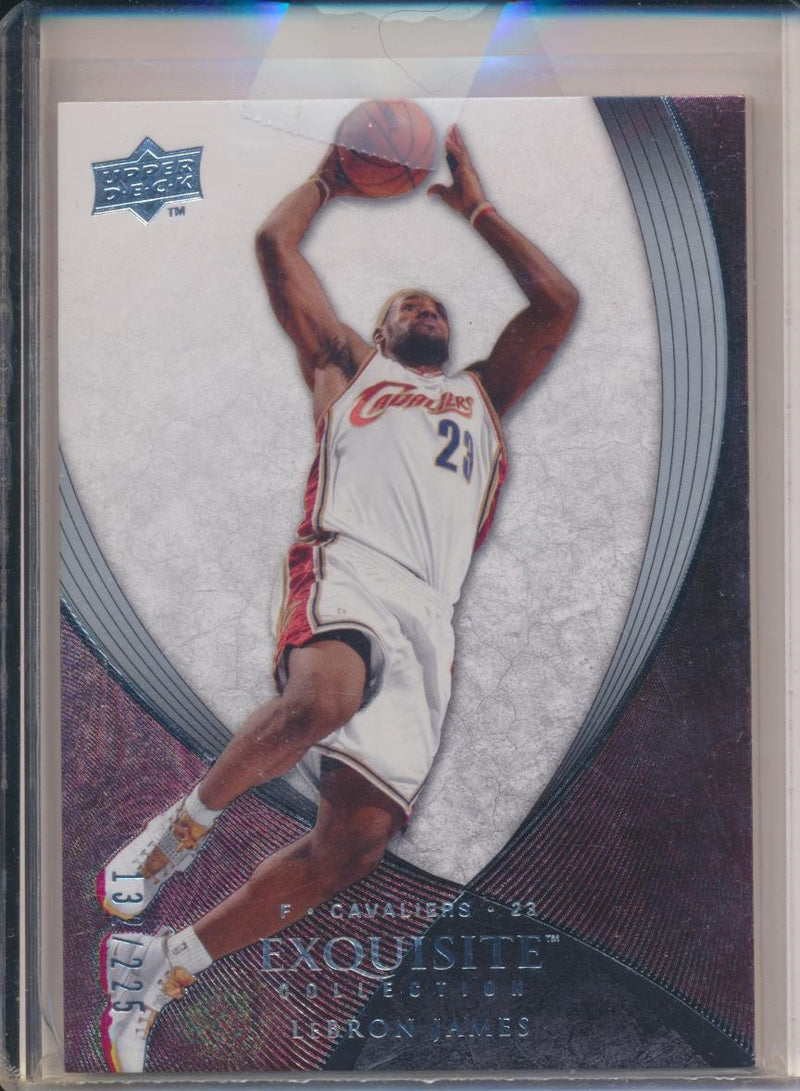 Upper Deck 2007-2008 Exquisite Collection Base #1 LeBron James 132/225