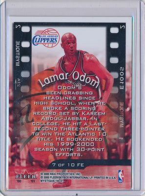 Fleer 2000-2001 Mystique Film At 11 #7/10FE Lamar Odom