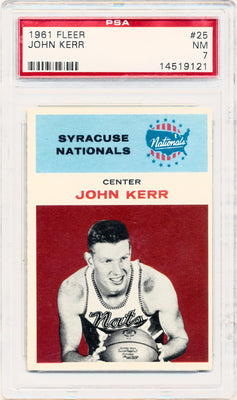 Fleer 1961 Syracuse Nationals  #25 John Kerr  / PSA Grade 7